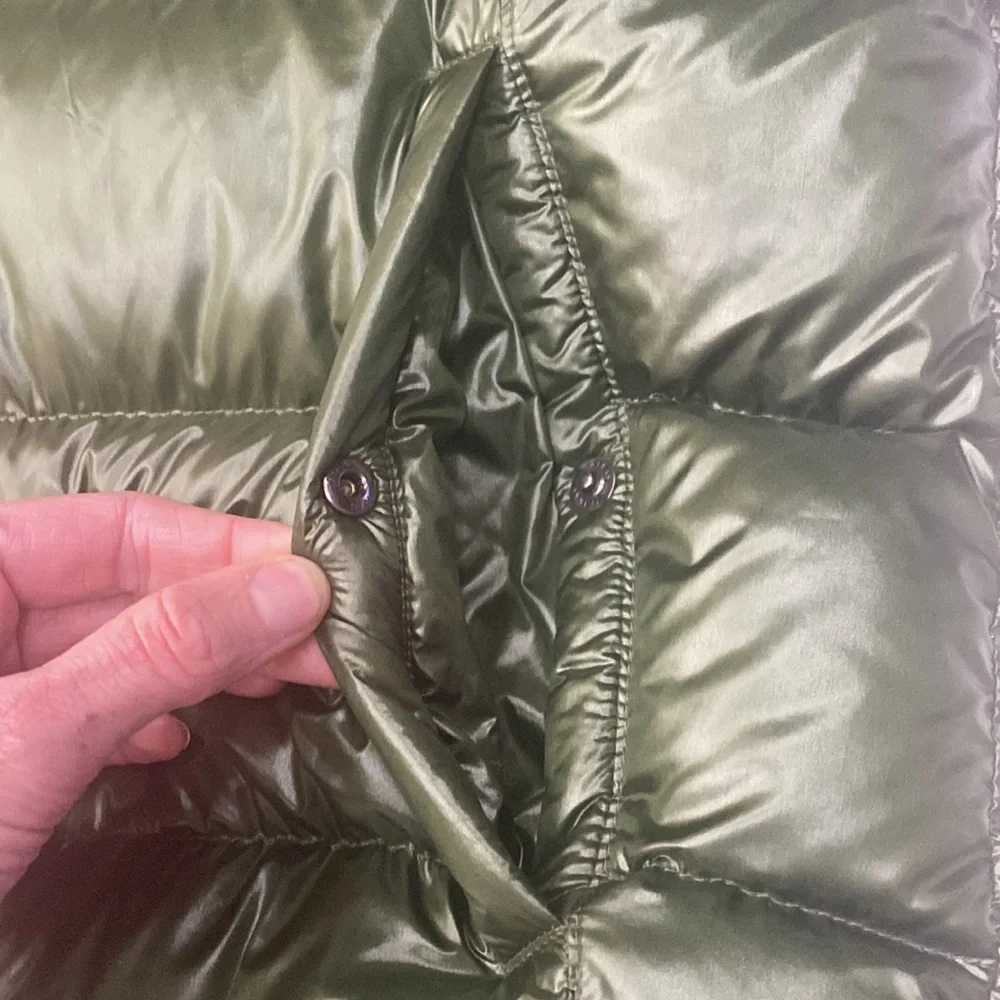 TATRAS Green Goose Down Filled Warm Winter Vest Size Medium - Picture 5 of 10